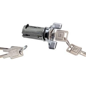 1969-1978 IGNITION LOCK CYLINDER WITH KEYS - REPRODUCTION