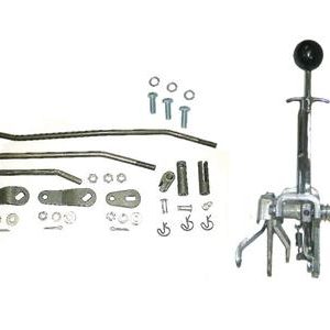 63 SHIFTER ASSEMBLY 4 SPEED WITH BORG WARNER LINKAGE