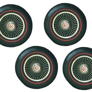 67 Wheels and Tires Package - Bolt On With Red Line Radial (ND)