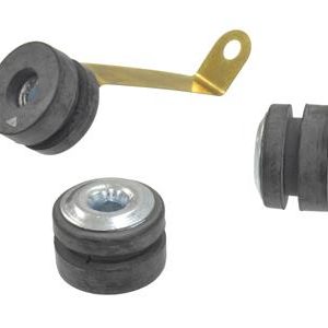 68-82 WINDSHIELD WIPER MOTOR MOUNT GROMMETS WITH GROUND STRAP - CORRECT