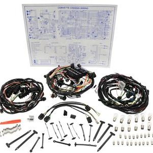 65 WIRE HARNESS KIT - CONVERTIBLE MANUAL WITH BACK UP LIGHT - DELUXE