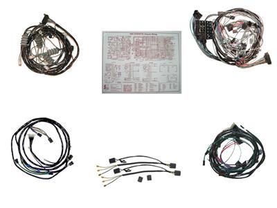 65 WIRE HARNESS SET COUPE MANUAL WITHOUT BACK UP LIGHT