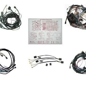 64 WIRE HARNESS SET COUPE MANUAL WITHOUT BACK UP LIGHT