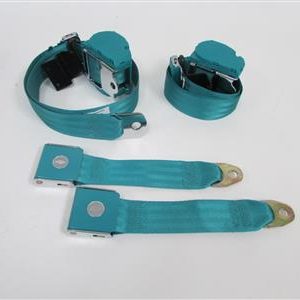 1967 TURQUOISE 3 POINT SEAT BELT